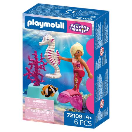 Meerjungfrau mit Seepferdchen