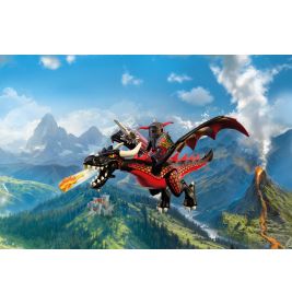Schwarzer Drache