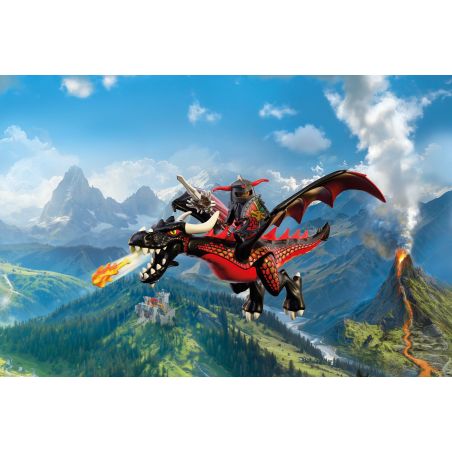 Schwarzer Drache