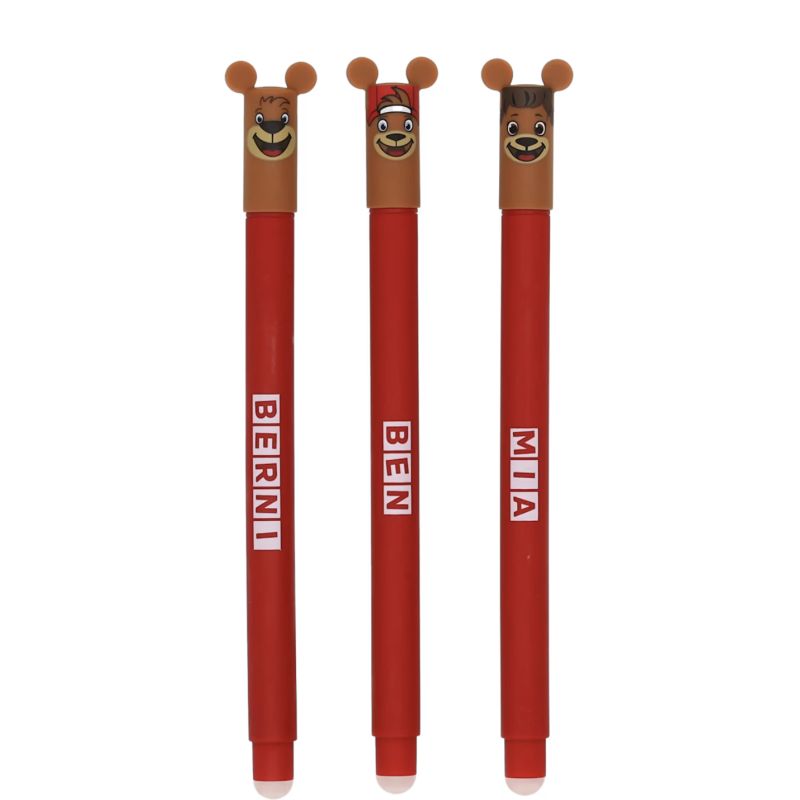 FC Bayern Gelschreiber radierbar 3er-Set