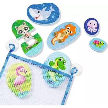 Play+ Mein erstes Bade-Puzzle Tiere | Schaumstoff | Ab 6 Monate