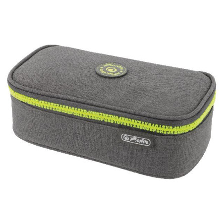 Herlitz Faulenzer beatBox ABC Grey/Yellow – Federtasche für Schule