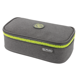 Herlitz Faulenzer beatBox ABC Grey/Yellow – Federtasche für Schule