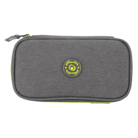 Herlitz Faulenzer beatBox ABC Grey/Yellow – Federtasche für Schule