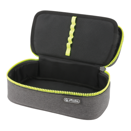 Herlitz Faulenzer beatBox ABC Grey/Yellow – Federtasche für Schule