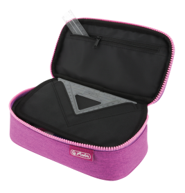 Herlitz Faulenzer beatBox ABC Purple/Pink – Federtasche für Schule