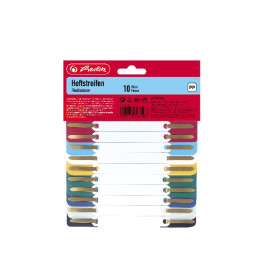 Heftstreifen 10 Stück sort.