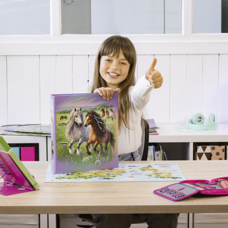 Ordner A4 70 mm Pferdewelt