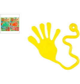 Riesen Klatschhand auf Karte gelb, rot, grün