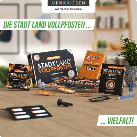 DENKRIESEN STADT LAND VOLL- PFOSTEN FUSSBALL EDITION