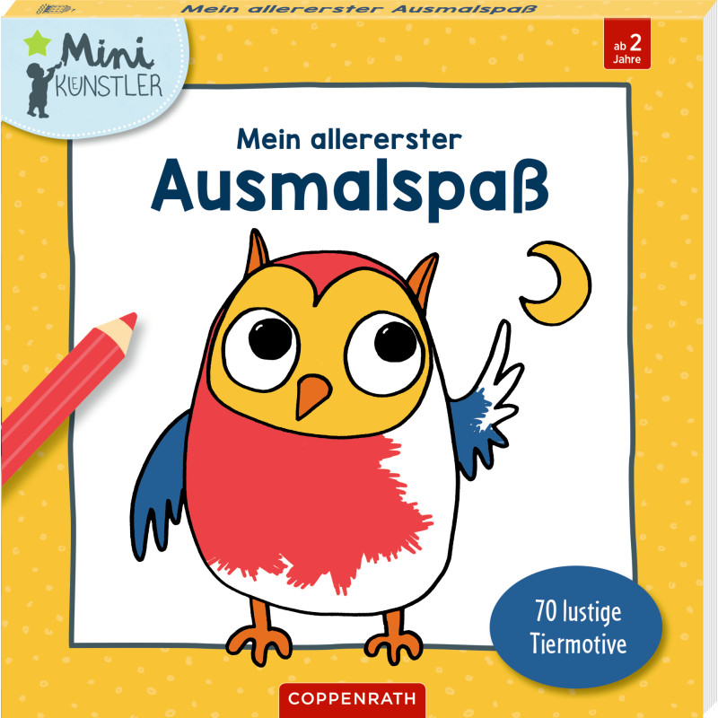 Mein allererster Ausmalspass: