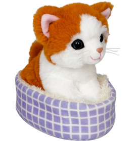 Katze Tessa im Korb - Lustige