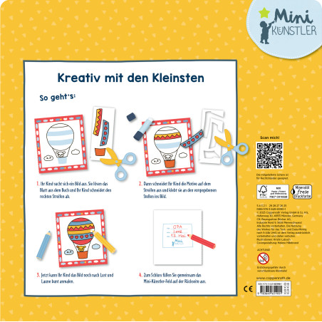 Mein 1.Bastelbuch mit Schere: