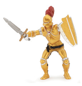 Goldener Ritter in Rüstung