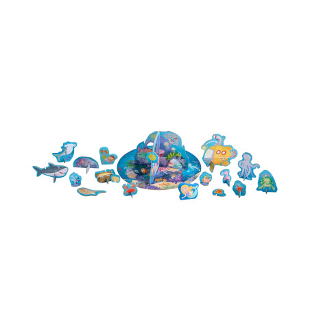 3D-Puzzle-Spielwelt Unterwasser