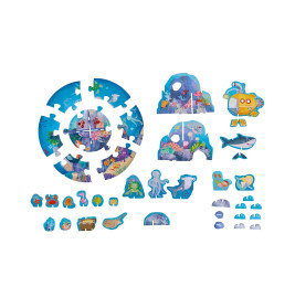 3D-Puzzle-Spielwelt Unterwasser