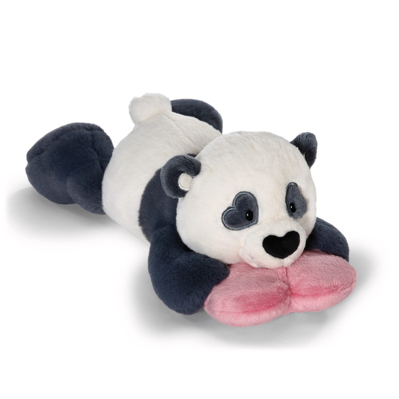 Kuscheltier Love Panda mit Herz 20cm liegend