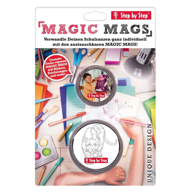 Step by Step® MAGIC MAGS DIY Unique Design – Schulranzen-Zubehör zum Wechseln