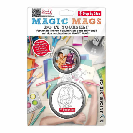 Step by Step® MAGIC MAGS DIY Unique Design – Schulranzen-Zubehör zum Wechseln