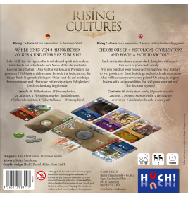 Hutter Rising Cultures Brettspiel – Strategie & Aufbau für 2-4 Spieler ab 12