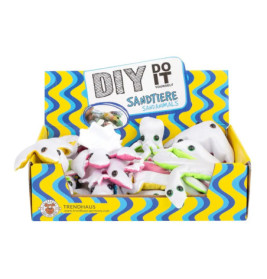 D-I-Y SANDTIERE, SORTIERT zum Bemalen