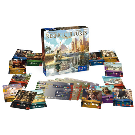 Hutter Rising Cultures Brettspiel – Strategie & Aufbau für 2-4 Spieler ab 12