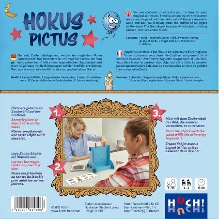 Hutter Hokus Pictus – Bezauberndes Zeichenspiel für die ganze Familie (3-6 Spieler)