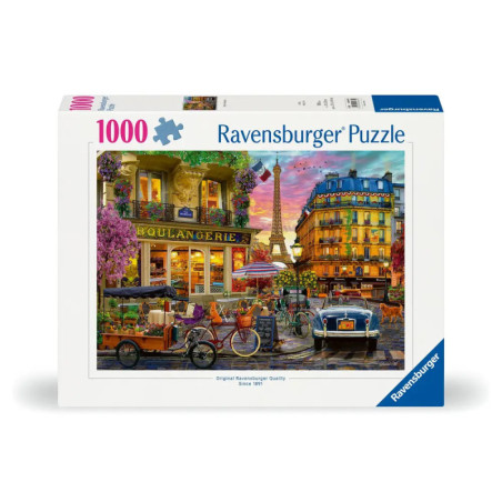 Ravensburger Puzzle Paris im Morgenrot 1000 Teile – Romantik-Motiv ab 14 Jahren