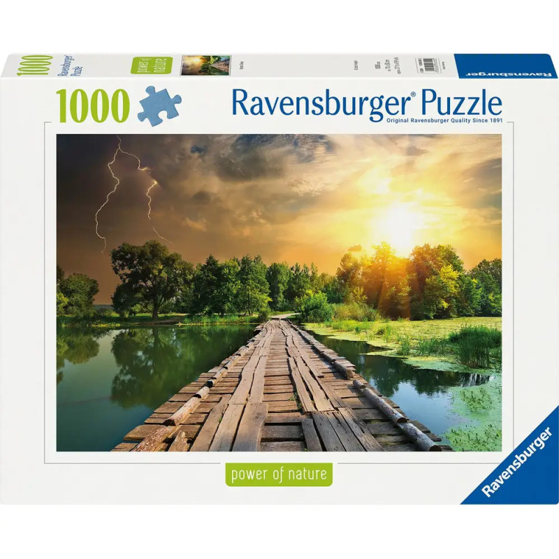 Ravensburger Puzzle Mystisches Licht 1000 Teile – Power of Nature Edition, Premium Qualität ab 14 J.