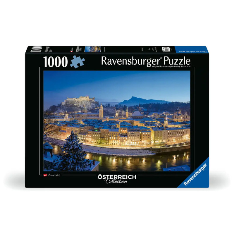Ravensburger Puzzle 'Salzburger Abendstimmung' 1000 Teile – Premium Qualität & detailreiches Motiv