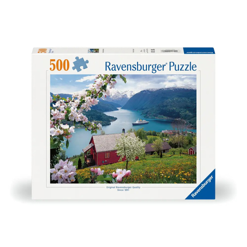 Ravensburger Puzzle Skandinavische Idylle 500 Teile | Entspannung pur ab 12 Jahren