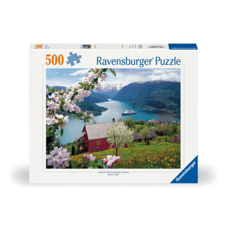 Ravensburger Puzzle Skandinavische Idylle 500 Teile | Entspannung pur ab 12 Jahren