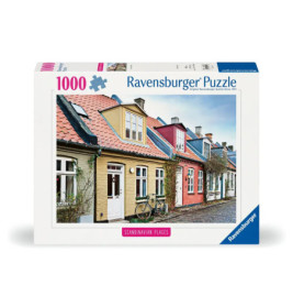 Ravensburger Puzzle 'Häuser in Aarhus, Dänemark' 1000 Teile – Scandinavian Places