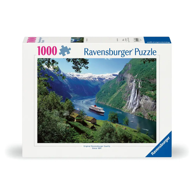 Ravensburger Puzzle 'Norwegischer Fjord' 1000 Teile – Atemberaubende Naturlandschaft