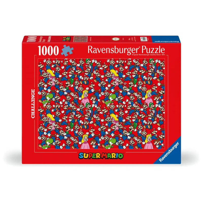 Ravensburger Puzzle 'Challenge Super Mario' 1000 Teile – Wimmelbild für Profis