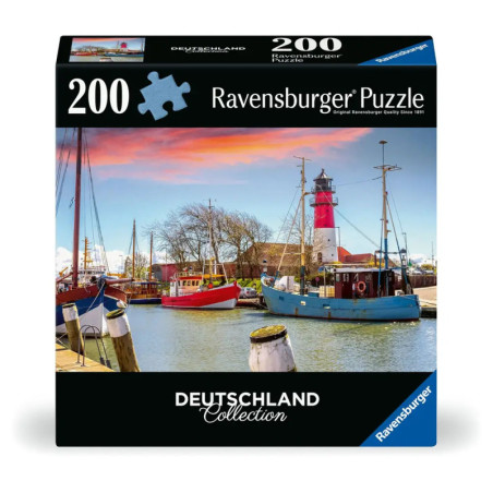 Puzzle Der Hafen von Büsum 200 Teile