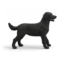 Schleich® Schwarze Labrador Retriever Hündin Figur 14923 | Handbemalt | Für Kinder ab 3 Jahren | Farm World