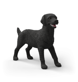 Schleich® Schwarze Labrador Retriever Hündin Figur 14923 | Handbemalt | Für Kinder ab 3 Jahren | Farm World