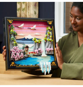 LEGO® Art Japanische Kirschblütenlandschaft (31218) – 3D Wandbild für Ruhe & Harmonie