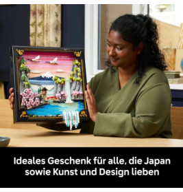 LEGO® Art Japanische Kirschblütenlandschaft (31218) – 3D Wandbild für Ruhe & Harmonie