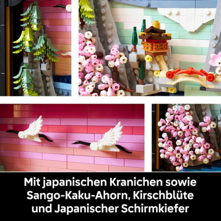 LEGO® Art Japanische Kirschblütenlandschaft (31218) – 3D Wandbild für Ruhe & Harmonie