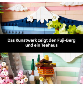 LEGO® Art Japanische Kirschblütenlandschaft (31218) – 3D Wandbild für Ruhe & Harmonie
