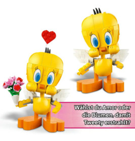 LEGO® Iconic Liebesbote Tweety 40824 – Dekoratives Geschenk für Looney Tunes Fans, 12+