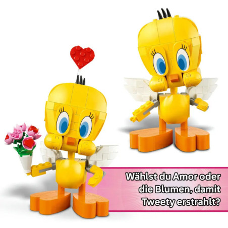 LEGO® Iconic Liebesbote Tweety 40824 – Dekoratives Geschenk für Looney Tunes Fans, 12+