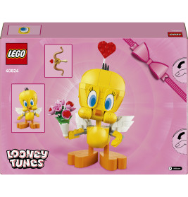LEGO® Iconic Liebesbote Tweety 40824 – Dekoratives Geschenk für Looney Tunes Fans, 12+