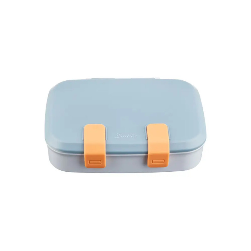 Sterntaler® Kinder Brotdose blau mit Stickern – Robust & individuell gestaltbar
