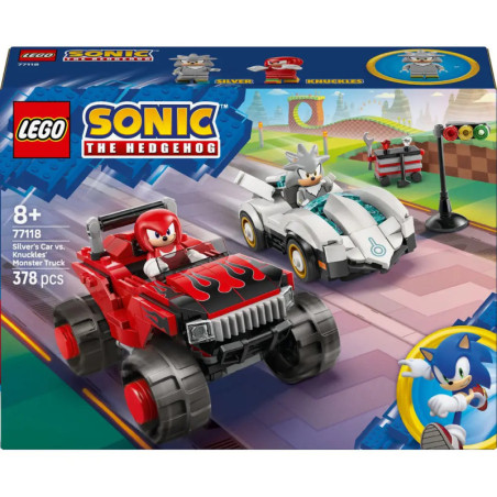 LEGO® Sonic the Hedgehog 'Silver's Auto vs. Knuckles' Monstertruck' (77118) – Action Set