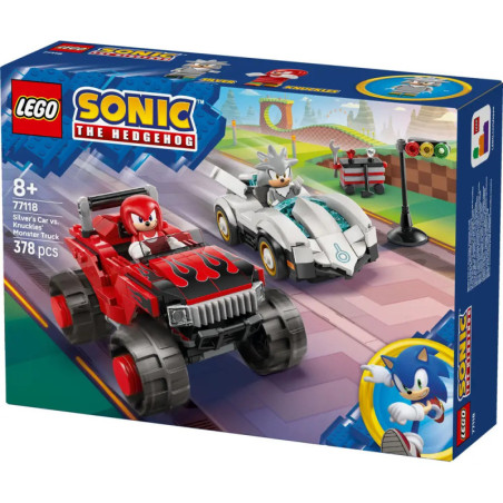 LEGO® Sonic the Hedgehog 'Silver's Auto vs. Knuckles' Monstertruck' (77118) – Action Set
