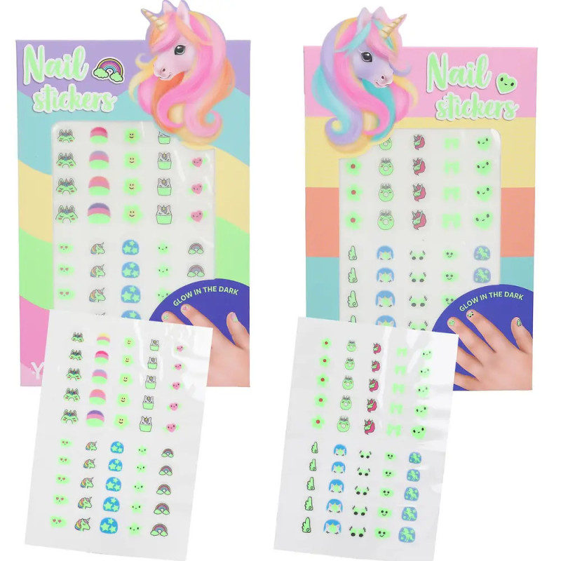Ylvi Nagelsticker Glow in the Dark