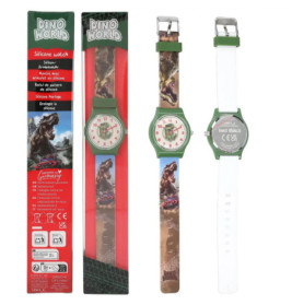 Dino World Silikon-Armbanduhr